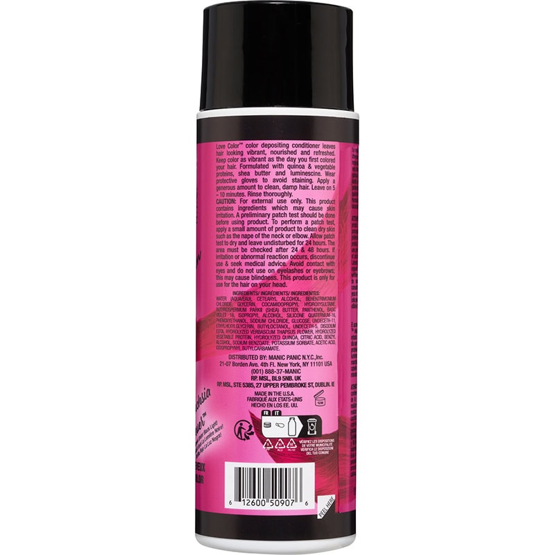 Manic Panic Love Color Hair Color Conditioner, Fuchsia Fever, 236ml - Image 2