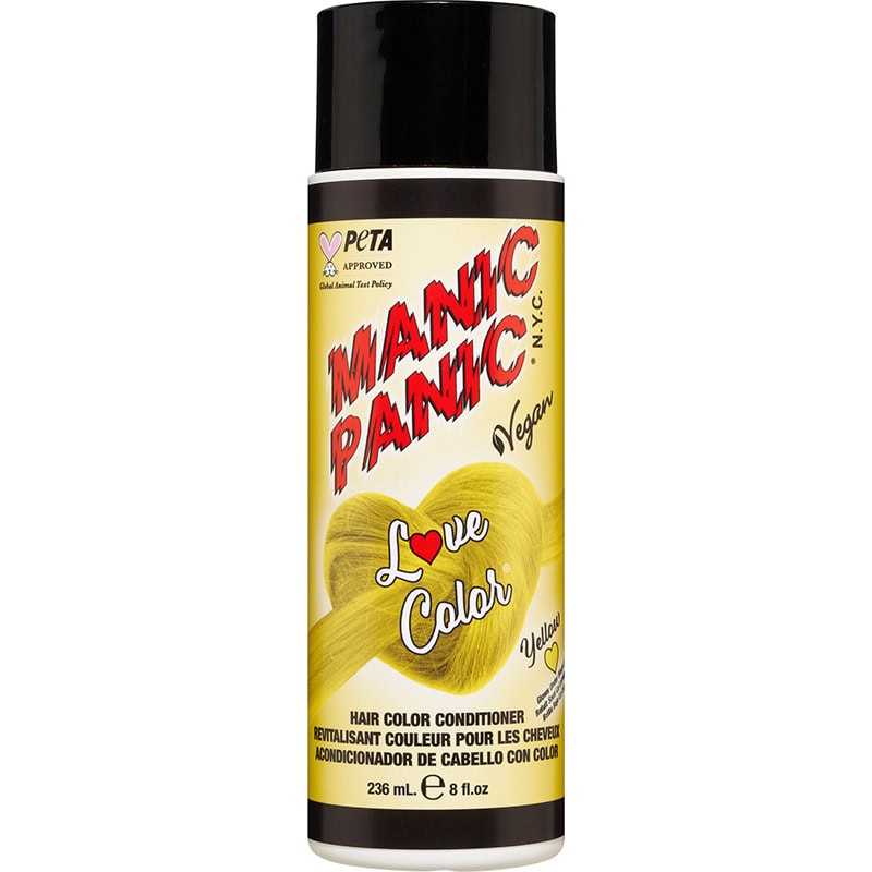 Manic Panic Love Color Hair Color Conditioner, Yellow Heart, 236ml