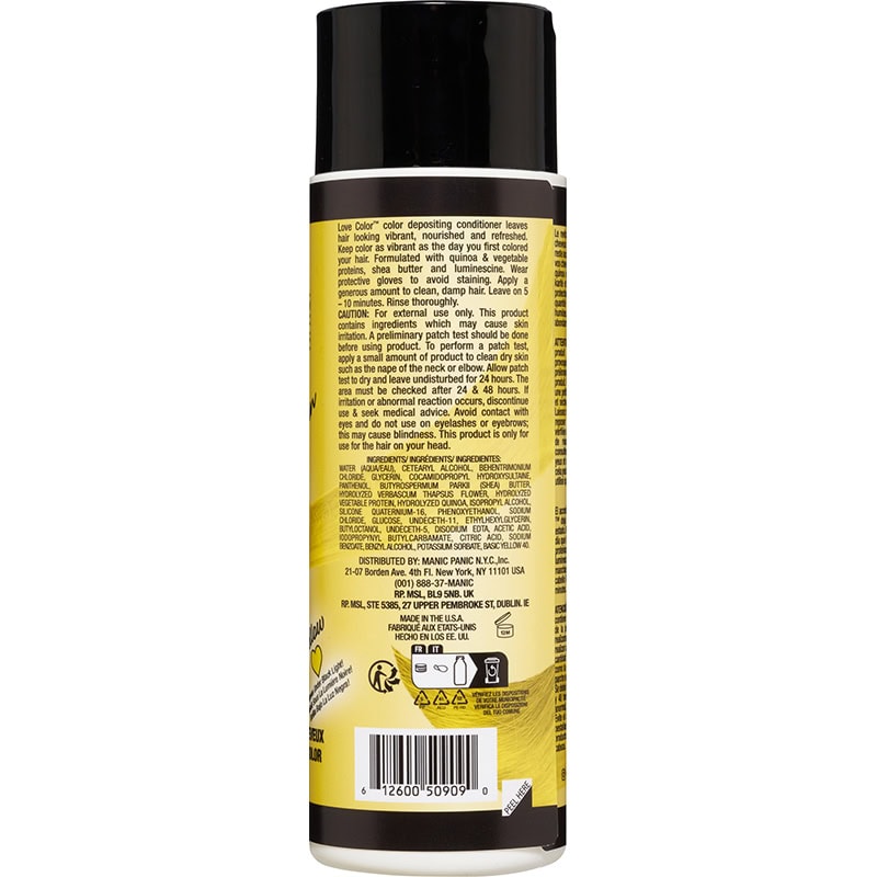 Manic Panic Love Color Hair Color Conditioner, Yellow Heart, 236ml - Image 2