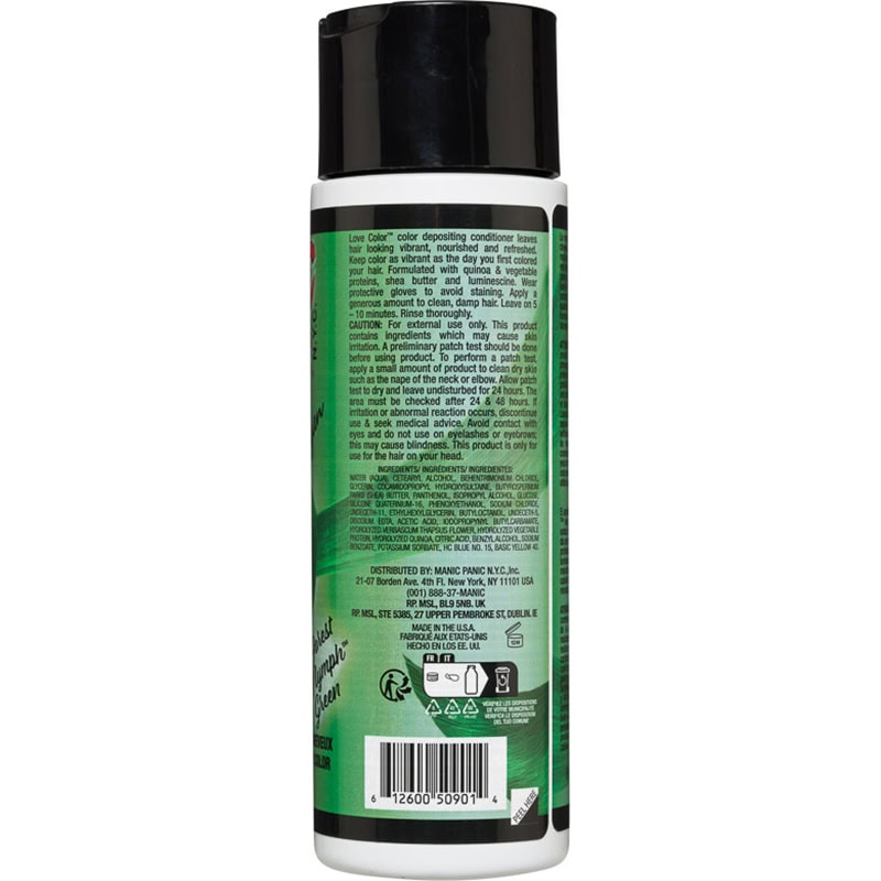 Manic Panic Love Color Hair Color Conditioner, Forest Nymph Green, 236ml - Image 2