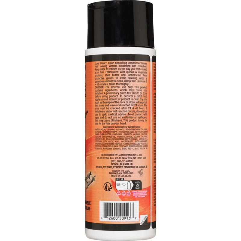 Manic Panic Love Color Hair Color Conditioner, Orange Crush, 236ml - Image 2