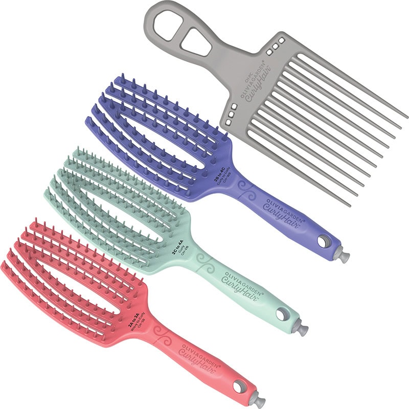 Olivia Garden CurlyHair Brush & Comb Collection