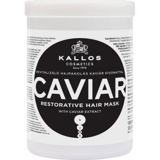 Kallos Caviar Restorative Hair Mask with Caviar Extract, 1 Litre