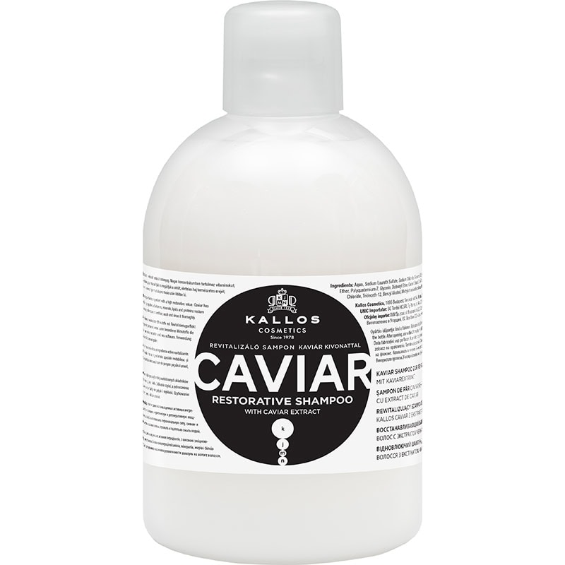 Kallos Caviar Restorative Shampoo with Caviar Extract, 1 Litre
