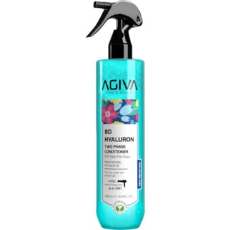 Agiva 8D Hyaluron Two Phase Conditioner & Heat Protection for Dry, Weak & Brittle Hair, 400ml