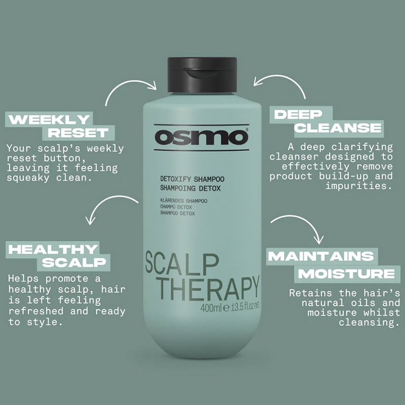 OSMO Scalp Therapy Detoxify Shampoo - Image 3