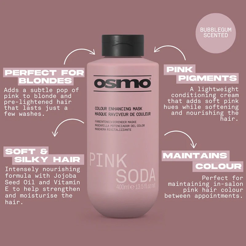 OSMO Pink Soda Colour Enhancing Mask - Image 4